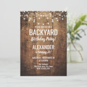 Backyard Birthday Invitation | Zazzle