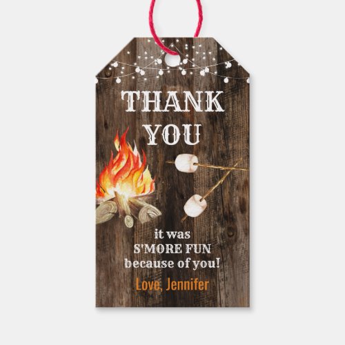 Backyard Bonfire Gift Tags