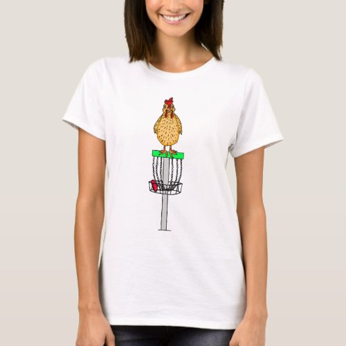 Backyard Chicken and Disc Golf Pen T_Shirt
