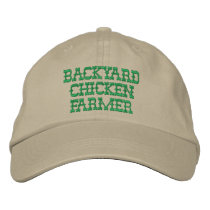 Backyard Chicken Farmer Embroidered Hat
