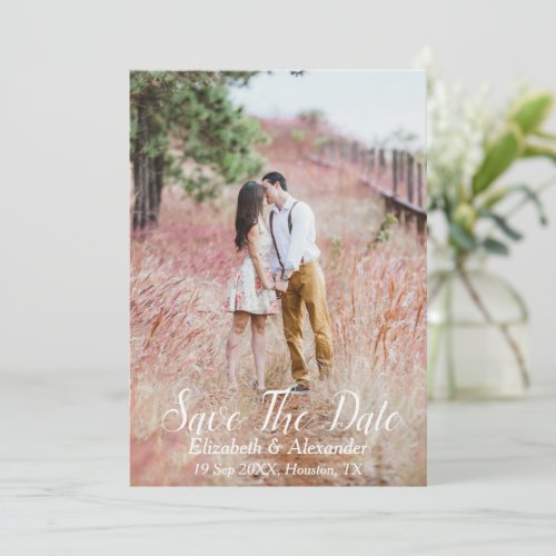 Backyard Country Save The Date Card