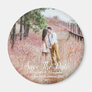 Backyard Country Save The Date Magnet