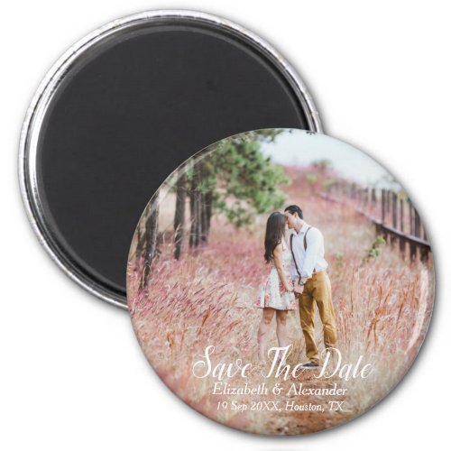 Backyard Country Save The Date Magnet