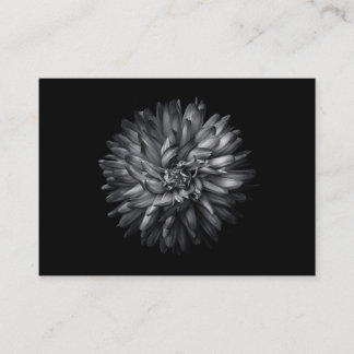 Backyard Flowers In Black And White 20 Enclosure Card