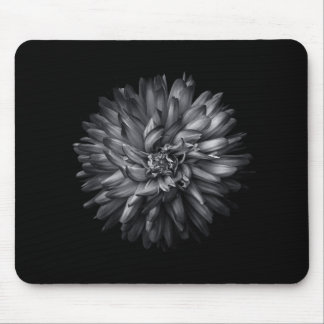 Backyard Flowers In Black And White 20 Mouse Pad