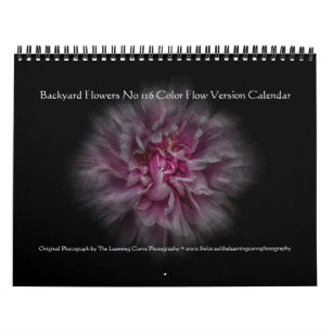 Backyard Flowers No 116 Color Flow Version Calendar