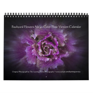 Backyard Flowers No 42 Color Flow Version Calendar