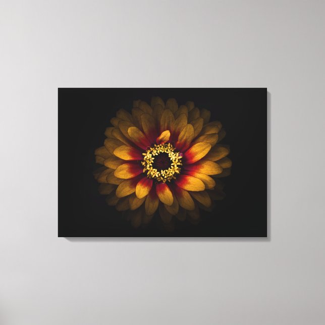 Backyard Flowers No 69 Color Version Canvas Print (Front)