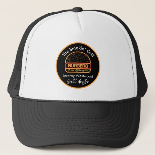 Backyard Grill Master Burgers Baseball  Trucker Hat