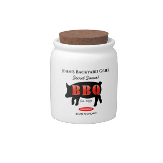 Backyard Grill Master Grillin BBQ Secret Sauce Jar