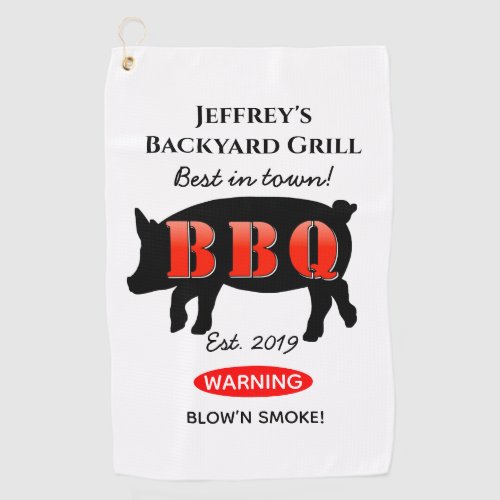 Backyard Grill Master Grilling BBQ Clip On Towel