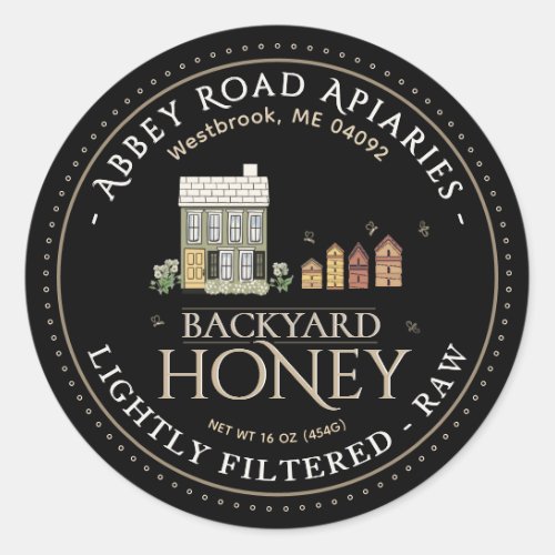 Backyard Honey Label Lightly Filtered Raw