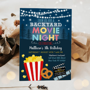 movie night invitation template