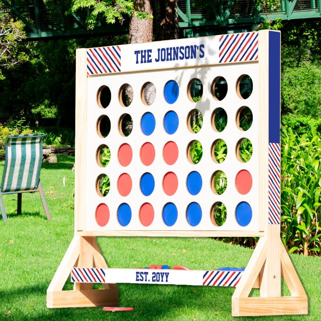 Backyard Party Family Name Red White and Blue Fast Four (Creator Uploaded)