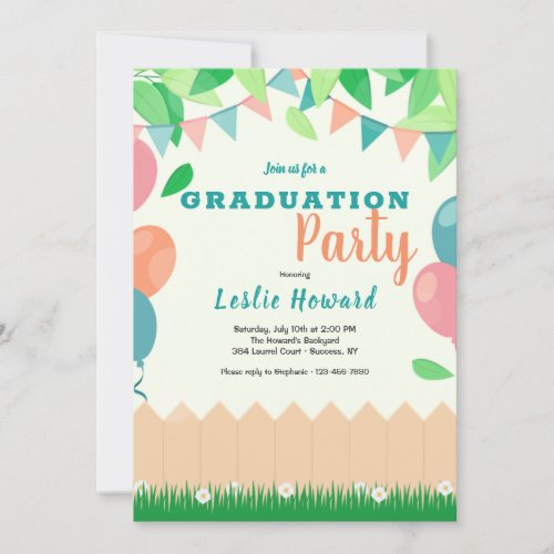 Backyard Party Invitations