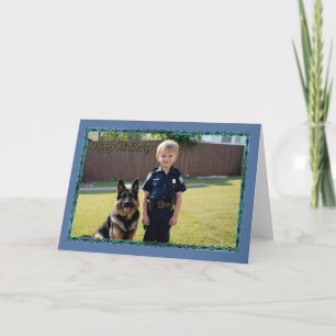 Backyard Patrol Boy's Birthday Card
