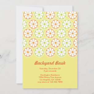 Backyard Summer Party Invitation