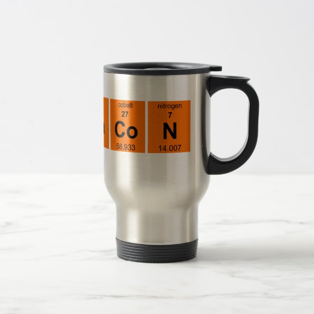 BaCoN $22.95 Insulated Stainless Steel Travel Mug (Right)