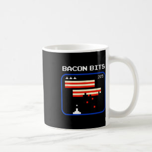 Bacon 8-bits Video Game Player Retro Nerd Geek Coffee Mug