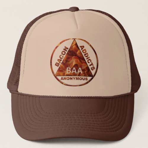 Bacon Addicts Anonymous Trucker Hat