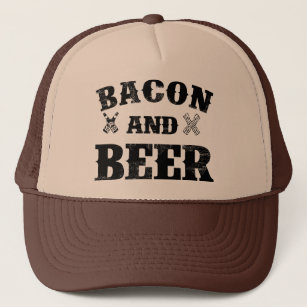 Bacon and beer trucker hat