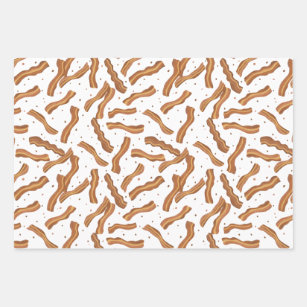 Santa Bacon Wrapping Paper, Zazzle