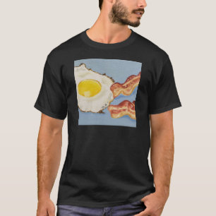 Bacon and Egg Breakfast painting T-Shirt