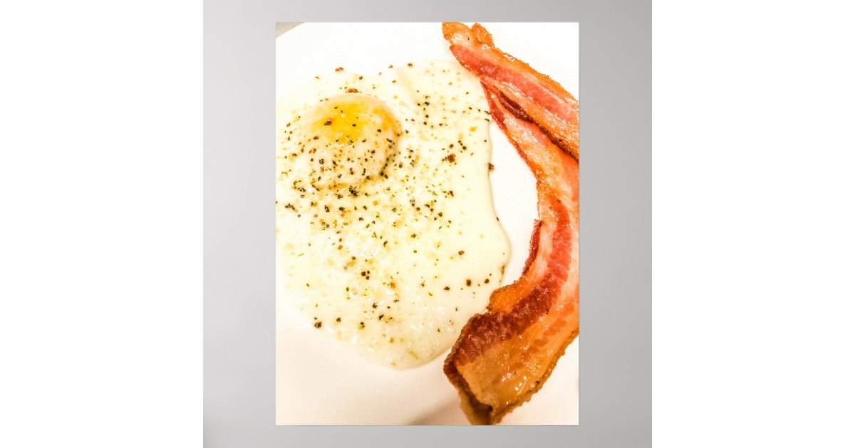 ron swanson breakfast woman poster