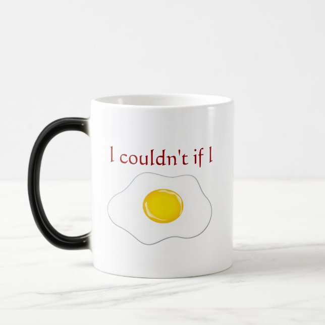 Bacon and egg mug. color morph mug  (Left)