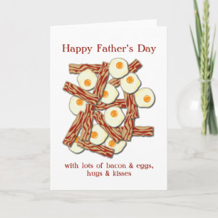 Bacon and Eggs Happy Father's Day Card