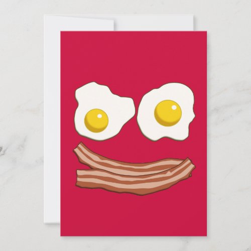 Bacon and Eggs Invitation