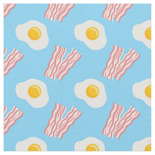 Bacon and Eggs Kitchen Fabric