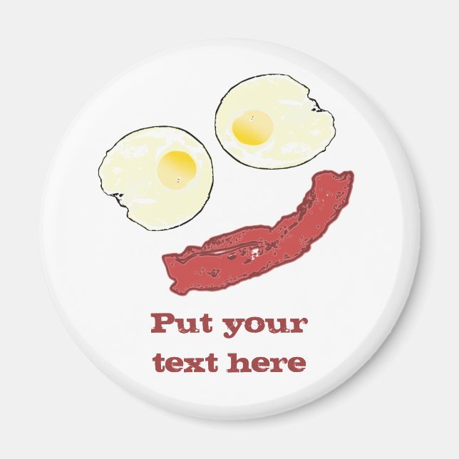 Bacon and Eggs Magnet (Front)