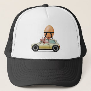 Bacon and Eggs on the Move – Vin Zzep Art Trucker Hat