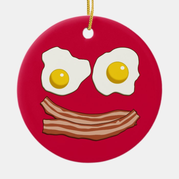 Bacon and Eggs Ornament 