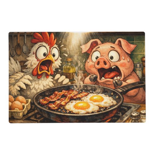 Bacon and Eggs Panic Placemat