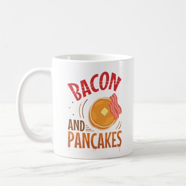 Bacon and Pancakes Coffee Mug (Left)