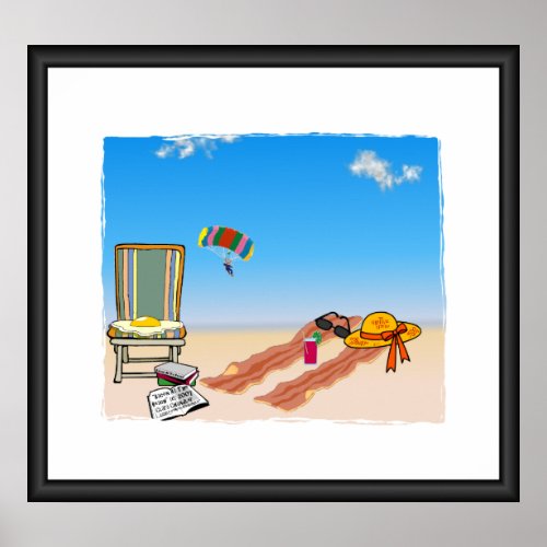 Bacon At The Beach PRINT