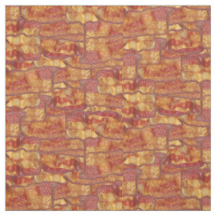 Bacon Background Pattern Fabric