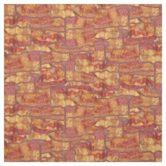 Bacon Background Pattern Fabric (Swatch)