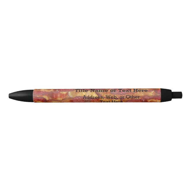 Bacon Background Pattern Pen (Front)