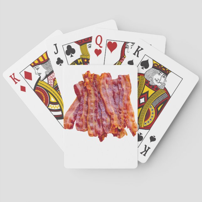 Bacon Bacon Bacon Poker Cards (Back)