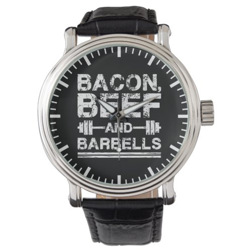 Bacon Beef Barbells _ Gym Workout Motivational Watch