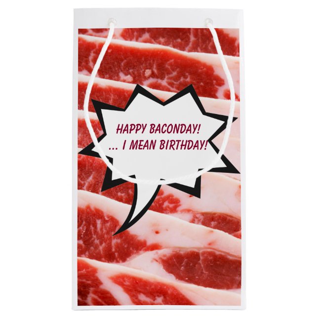 bacon birthday bag (Back)
