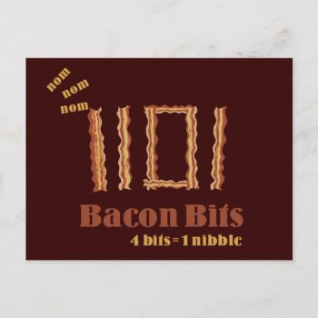 Bacon Bits Postcard by raginggerbils at Zazzle