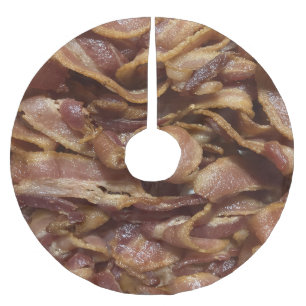 Bacon Brushed Polyester Tree Skirt
