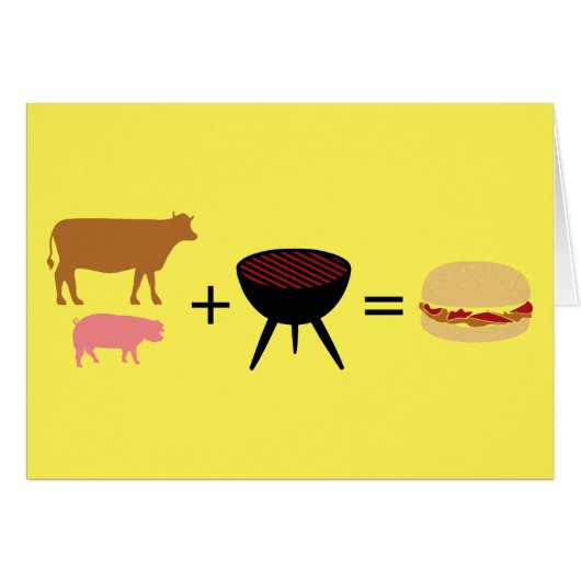 Bacon Burger Recipe Cards (Front Horizontal)