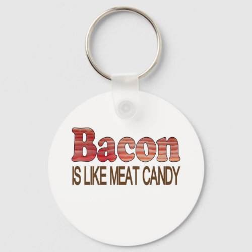Bacon Candy Keychain