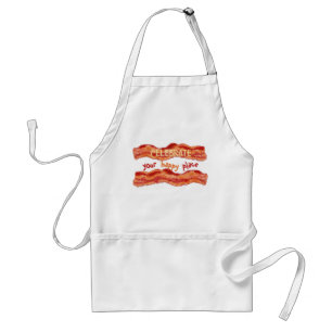 Bacon: Celebrate your happy place Adult Apron