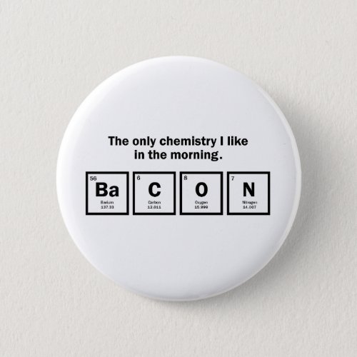 BaCON Chemistry Periodic Table Element Button Pin